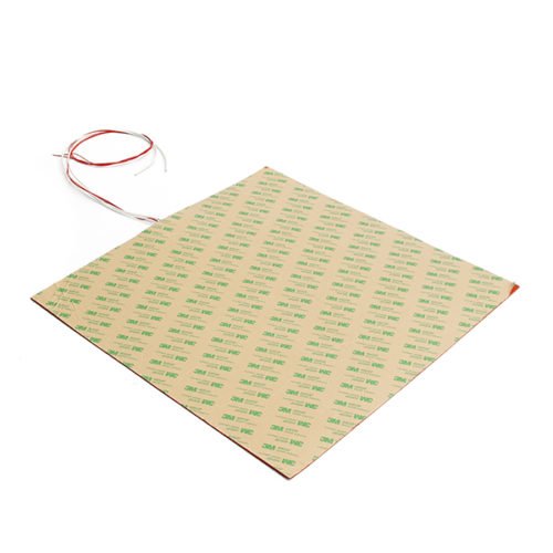 220V 40x40CM 750W Waterproof Thermostor Silicone Heated Bed Heating Pad For 3D Printer 3