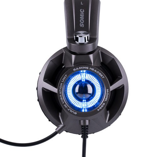 SOMiC G954 USB Wired Virtual 7.1 Surround Sound SVE Vibration Gaming Headphone Headset 2