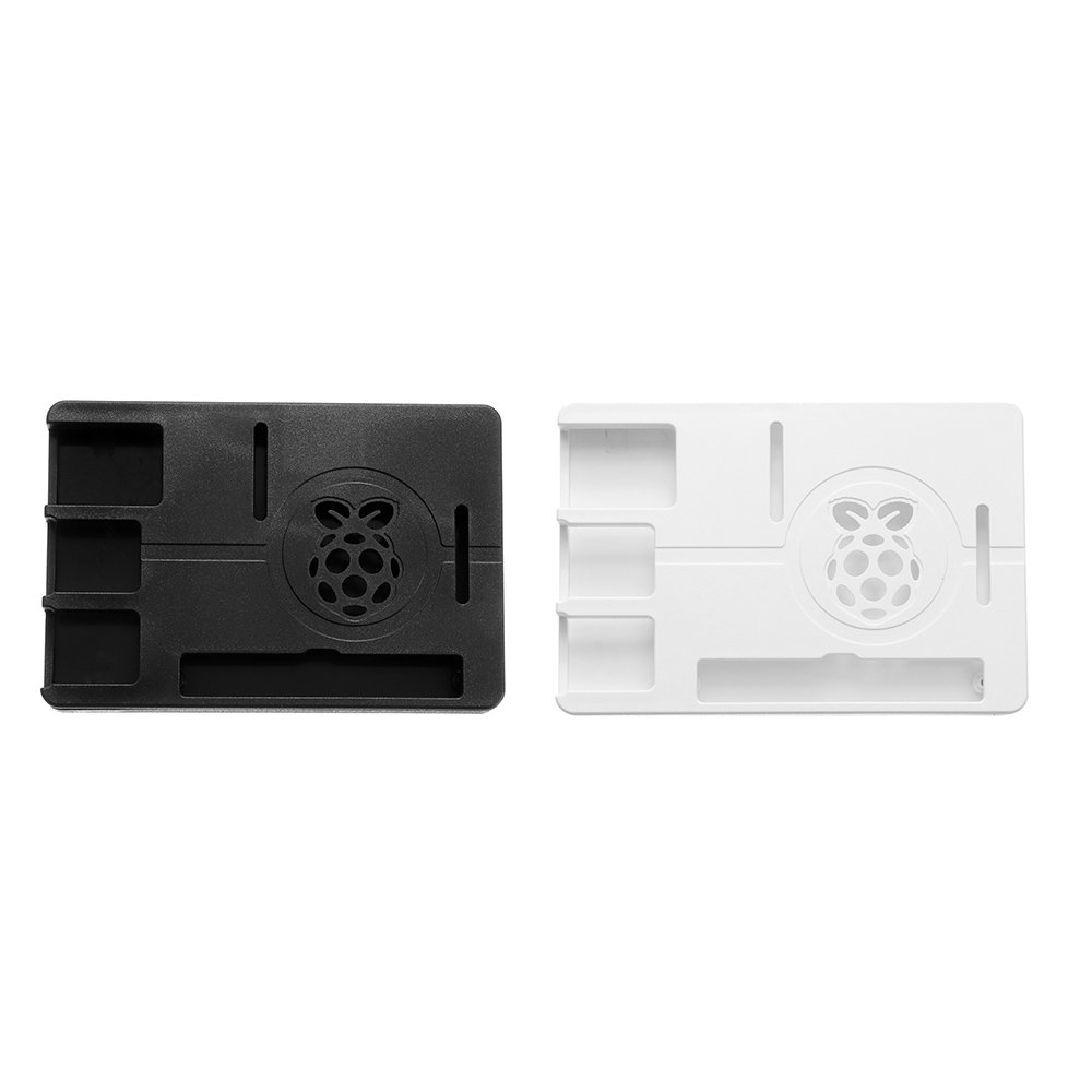 Black/White Ultra-slim V8 ABS Protective Enclosure Box Case For Raspberry Pi B+/2/3 Model B 3 Black/White Ultra-slim V8 ABS Protective Enclosure Box Case For Raspberry Pi B+/2/3 Model B - Image 3