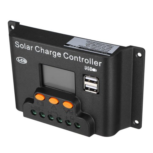 Solar Charge Controller | Large LCD Display | Dual USB Output 6