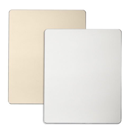 Metal Aluminum Alloy Slim 220x180x2 mm Mouse Pad With Non-slip Rubber Base 3
