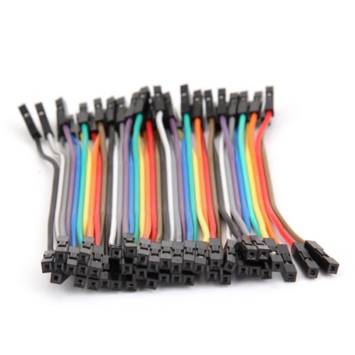 120pcs 10cm Female To Female Jumper Cable Dupont Wire For Arduino 5