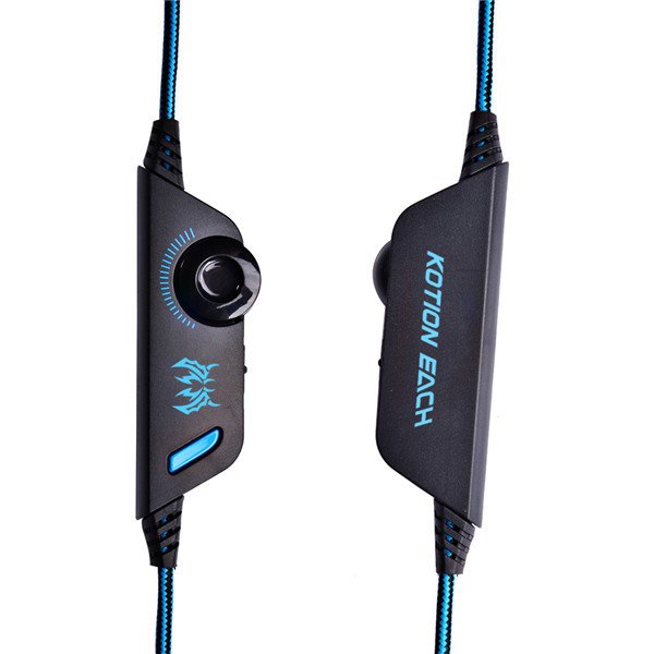 KOTION EACH G2000 Over Ear Stereo Bass Gaming Headphone Headset Earphone Headbrand with Mic LED For PC Game 6 KOTION EACH G2000 Over Ear Stereo Bass Gaming Headphone Headset Earphone Headbrand with Mic LED For PC Game - Image 6