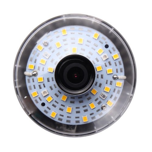 HD WIFI E27 3.6mm LED Light Bulb Camera Motion Detection Night Vision 9