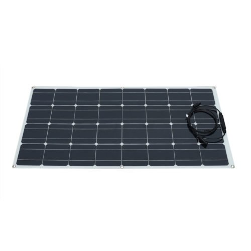 Flexible Solar Panel | Front Junction Box | Sunpower Monocrystalline | Crocodile Clip 2