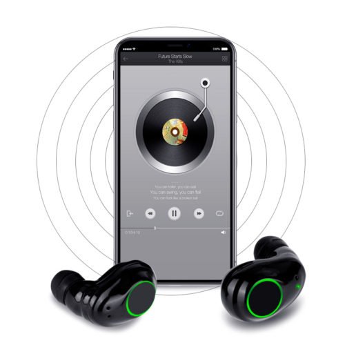 [True Wireless] HIFI Stereo Bluetooth 5.0 Earphone IPX5 Waterproof Touch Handsfree With Charging Box 5