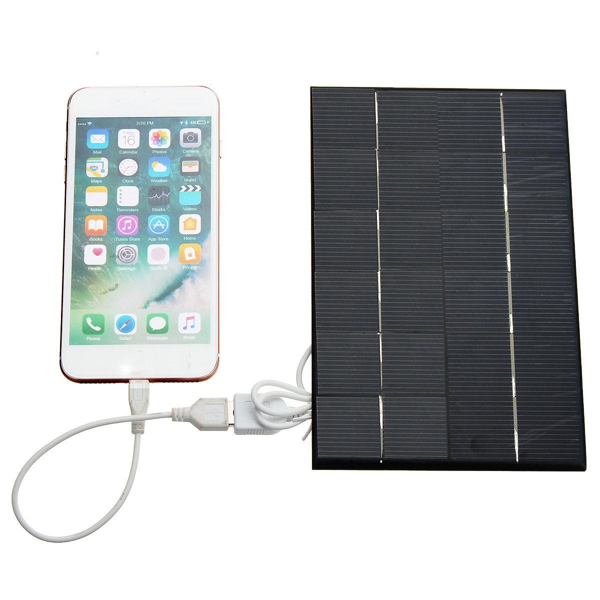 2W/3.5W/4.2W/5.2W 6V Mini Solar Panel With USB Interface For Mobile Charging 2 2W/3.5W/4.2W/5.2W 6V Mini Solar Panel With USB Interface For Mobile Charging - Image 2