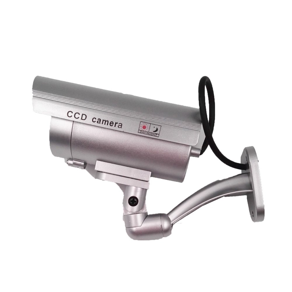 Waterproof Dummy CCTV CCD Bullet Camera with Flashing LED Light Outdoor Fake Simulation Camera 3 Waterproof Dummy CCTV CCD Bullet Camera with Flashing LED Light Outdoor Fake Simulation Camera - Image 3