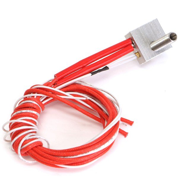 Geekcreit® Assembled Aluminum Heating Block Extruder Hot End For 3D Printer 1.75mm MK8 0.4mm Nozzle 3 Geekcreit® Assembled Aluminum Heating Block Extruder Hot End For 3D Printer 1.75mm MK8 0.4mm Nozzle - Image 3