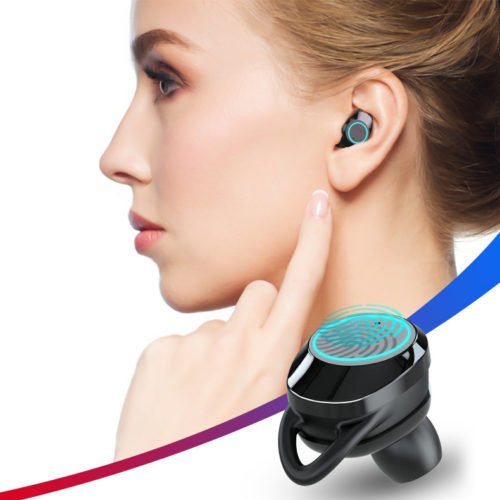 Touch Control True wireless Bluetooth 5.0 Earphone Mini HiFi Stereo IPX6 Waterproof Headphone 3