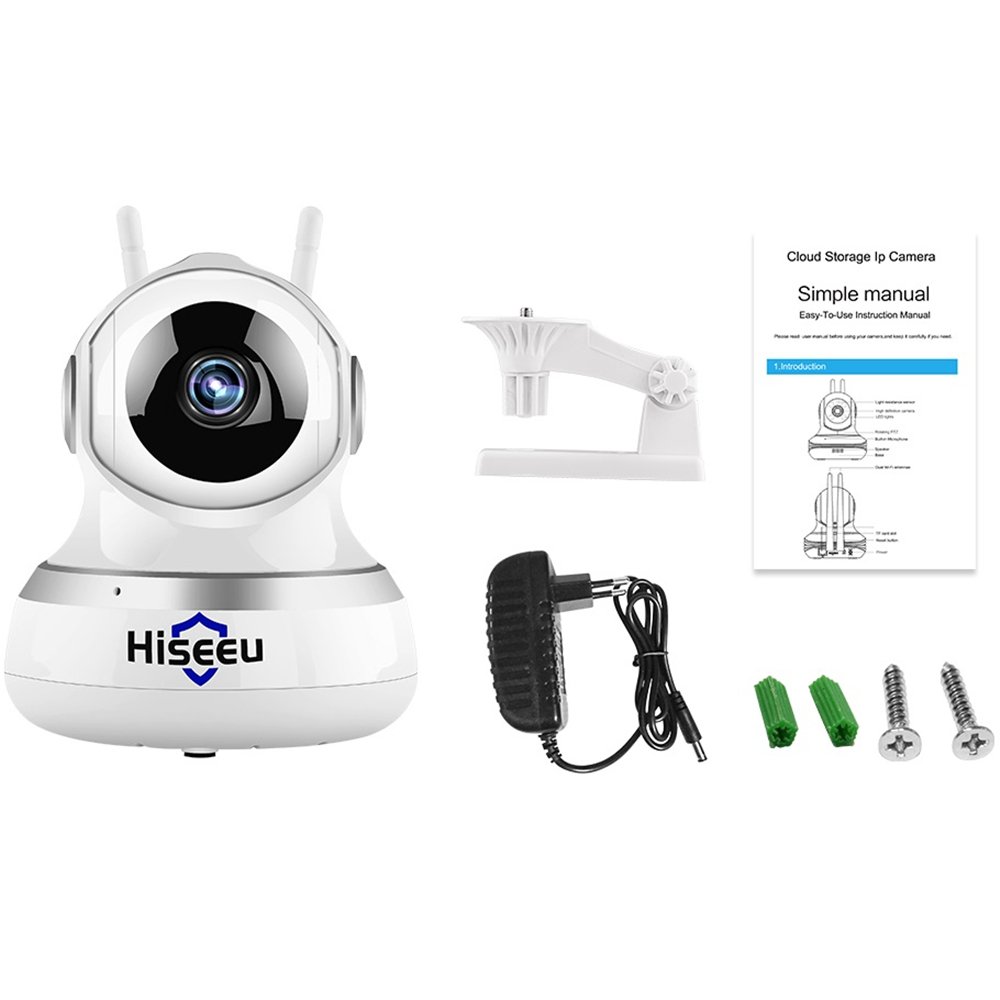 Hiseeu 1080P WiFi IP Camera CCTV Video Surveillance P2P IR Security Cloud TF Card Storage Camera 4 Hiseeu 1080P WiFi IP Camera CCTV Video Surveillance P2P IR Security Cloud TF Card Storage Camera - Image 4