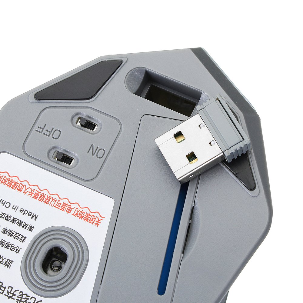 Azzor M6 2400dpi Rechargeable 2.4GHz Wireless Backlit Optical Mouse Silent Mouse 8 Azzor M6 2400dpi Rechargeable 2.4GHz Wireless Backlit Optical Mouse Silent Mouse - Image 8