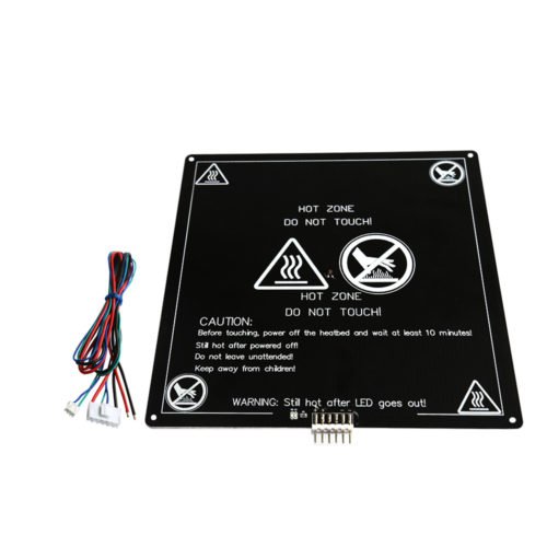 Anet® 220x220x3mm 120W 12V MK3 Upgraded Aluminum Board PCB Heating Bed With Wire For 3D Printer 9