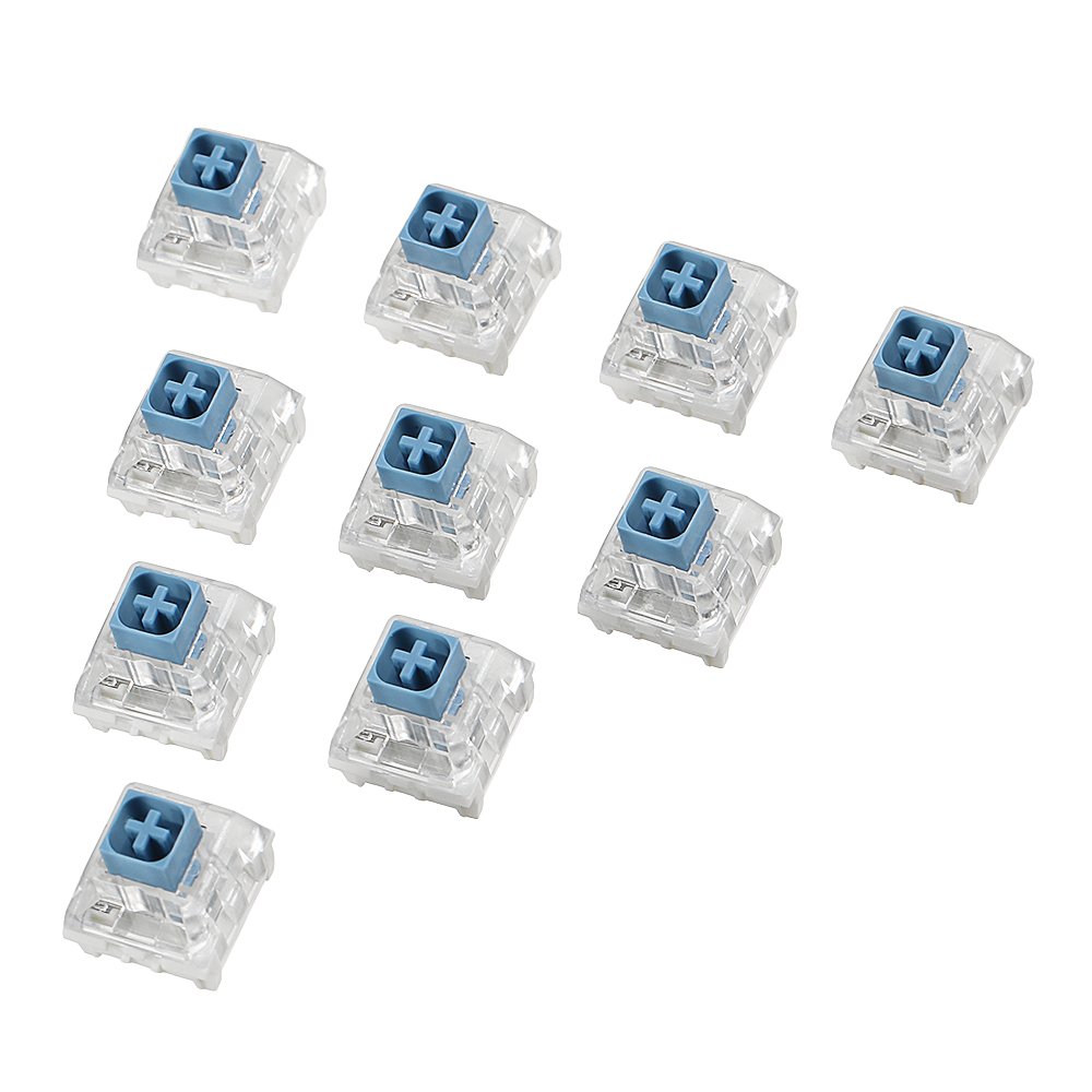 10Pcs Kailh BOX Heavy Pale Blue Switch Keyboard Switches for Mechanical Gaming Keyboard 2 10Pcs Kailh BOX Heavy Pale Blue Switch Keyboard Switches for Mechanical Gaming Keyboard - Image 2