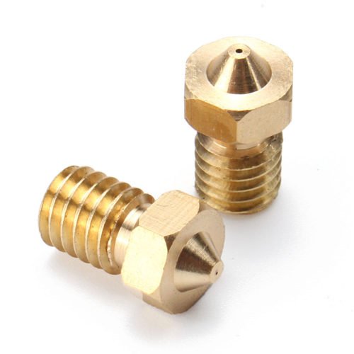 Geekcreit® 8Pcs Four Sizes V6 Brass Nozzle For 1.75mm Filament Nozzle Extruder Print Head 3D Printer Accessories 5