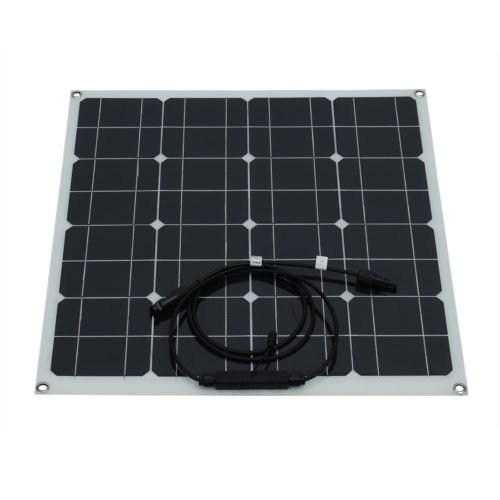 50W 560*540*2.5mm High Efficiency Portable Single Crystal Flexible Solar Panel 4