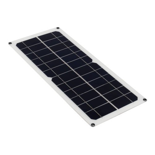 SP-10W 420*190*2.5mm Flexible Monocrystalline Solar Panel with Rear Junction Box/USB Cable 5