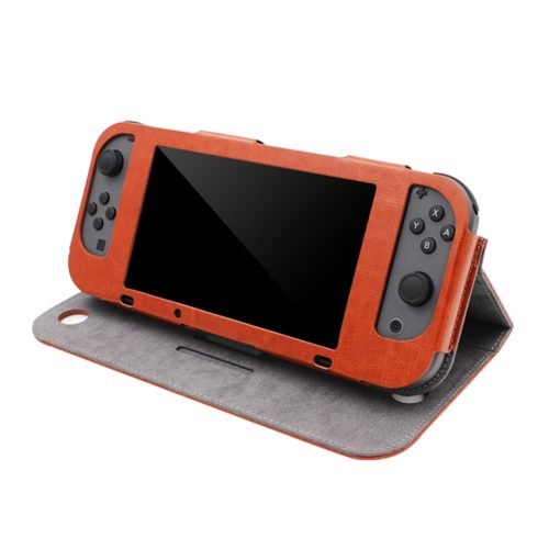 Magnetic PU Leather Protective Case Cover Skin Sleeve Stand For Nintendo Switch Game Console 2
