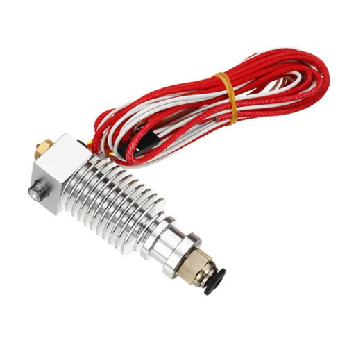 V6 J-head Extruder 1.75mm Volcano Block Long Distance Nozzle Kits With Cooling Fan For 3D Printer 4