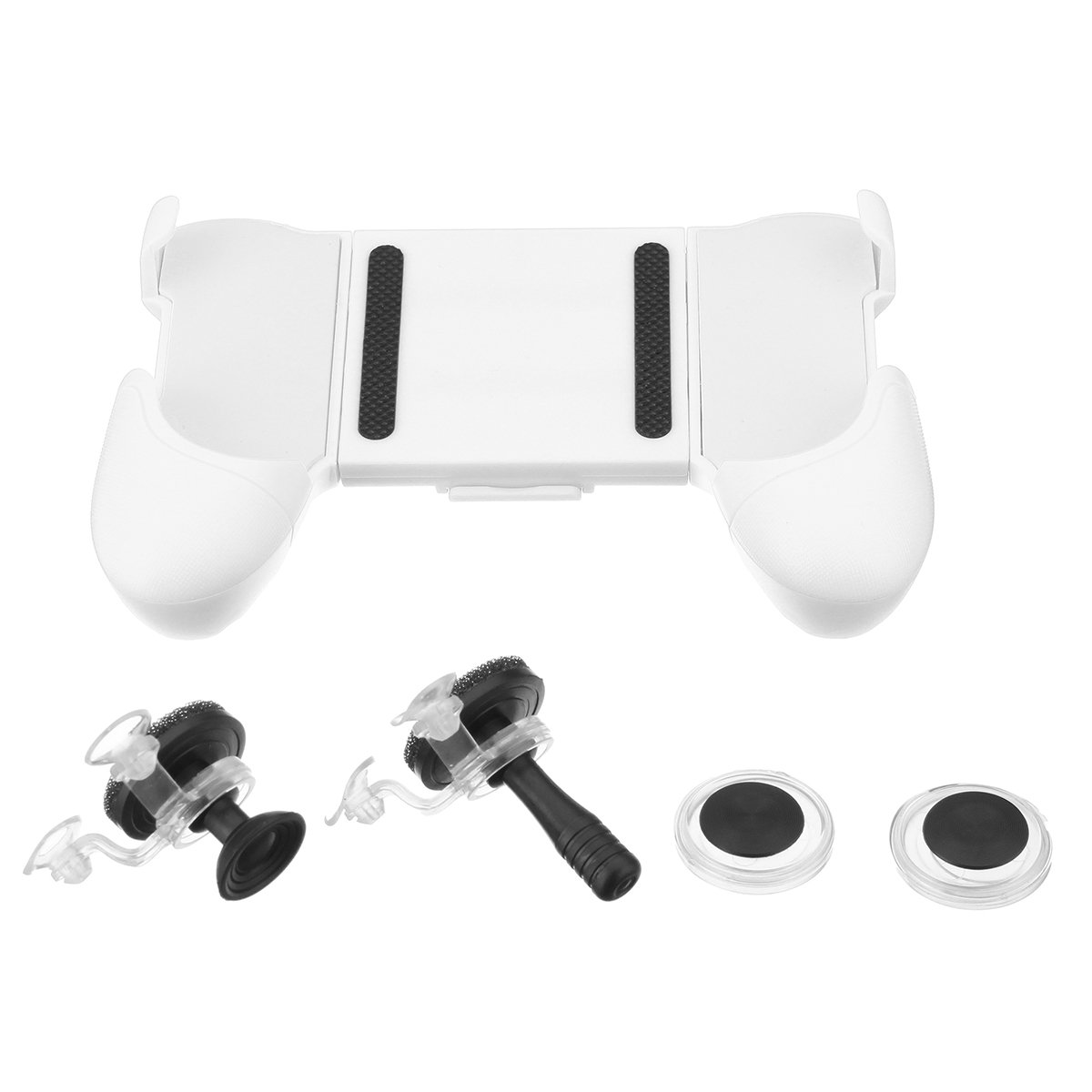 RKGAME 6th Gamepad 4.5-6 Inch Phone Handgrip Holder Stand Joystick for Mobile Game White