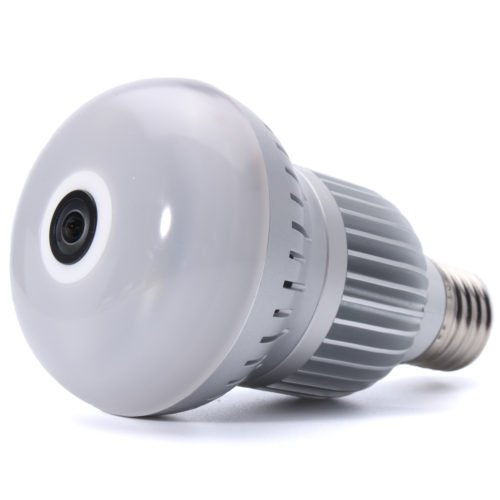 360° Wireless WiFi HD 1080P Light Bulb IP Security Camera Panoramic Motion Detect Two Way Audio 2