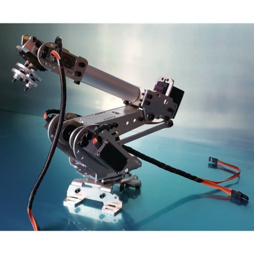 6DOF Mechanical Robot Arm Claw With Servos For Robotics Arduino DIY Kit 2