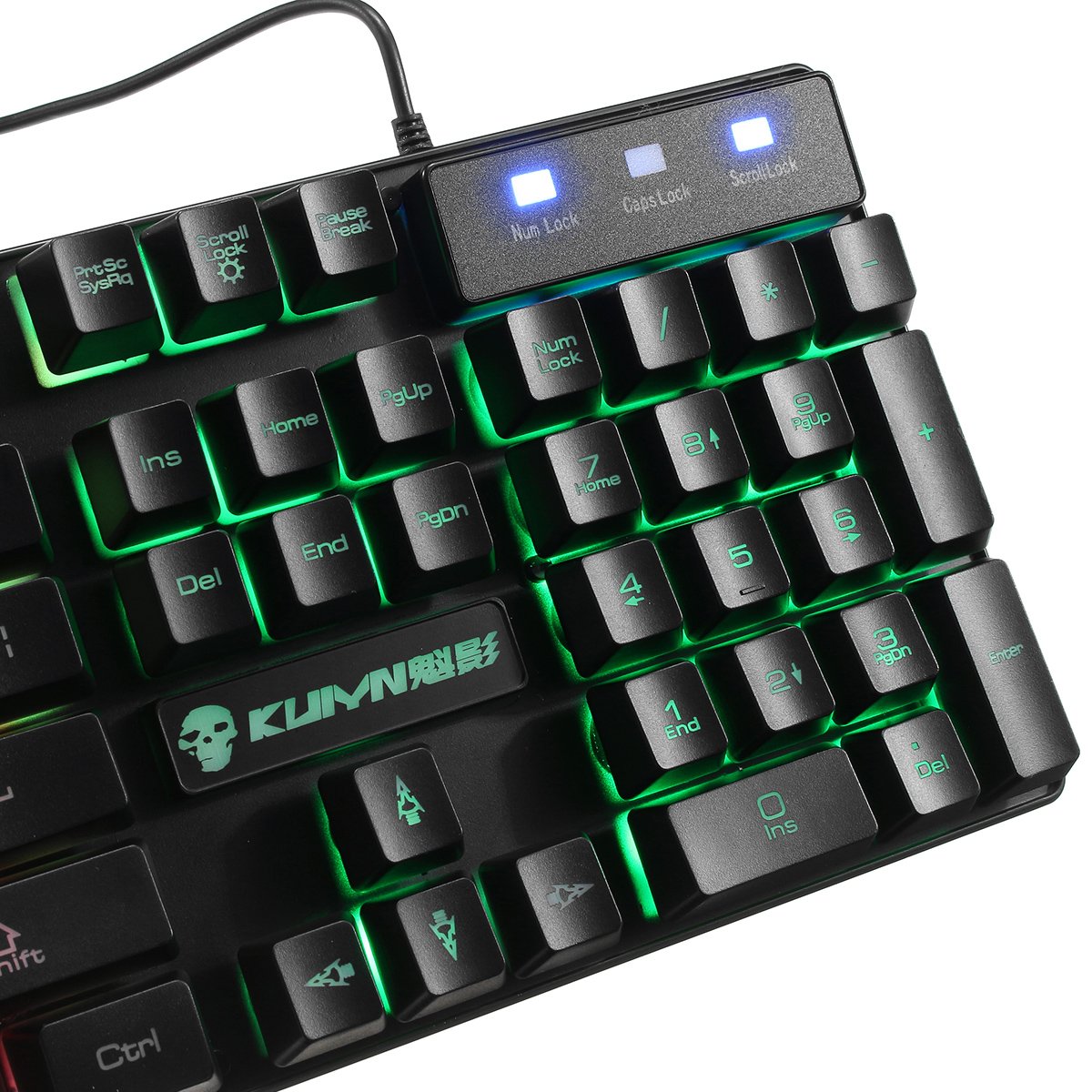 Colorful Backlight USB Wired Gaming Keyboard 2400DPI LED Gaming Mouse Combo with Mouse Pad 4 Colorful Backlight USB Wired Gaming Keyboard 2400DPI LED Gaming Mouse Combo with Mouse Pad - Image 4