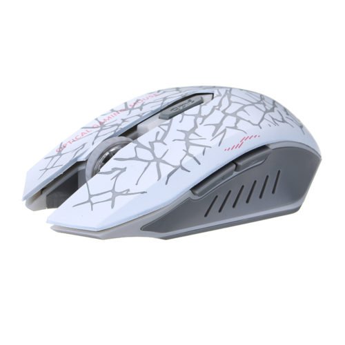 Azzor M6 2400dpi Rechargeable 2.4GHz Wireless Backlit Optical Mouse Silent Mouse 5