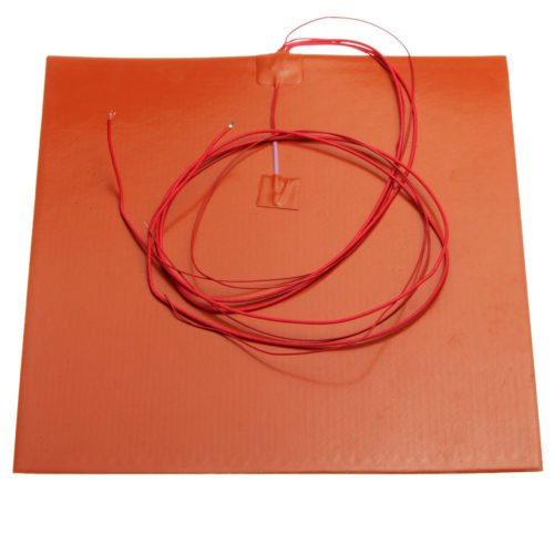500W 120V 300mm*300mm Thermistor Silicone Heated Bed Heating Pad for 3D Printer 2