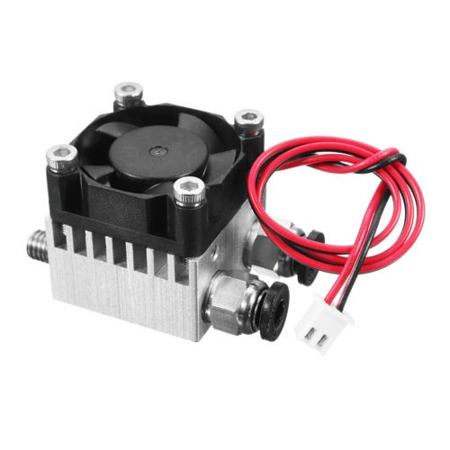 1.75mm/3.0mm Fialment 0.4mm Nozzle Upgraded Dual Head Extruder Kit for 3D Printer 7