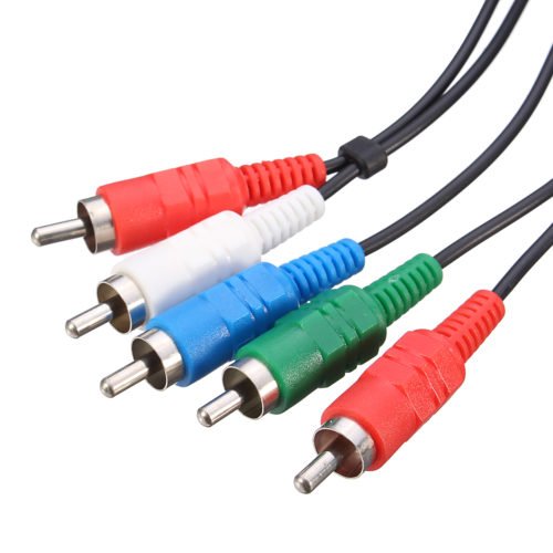 HD TV Component Composite 5 RCA AC Stereo Sound Audio Video Cable Cord for XBOX 2