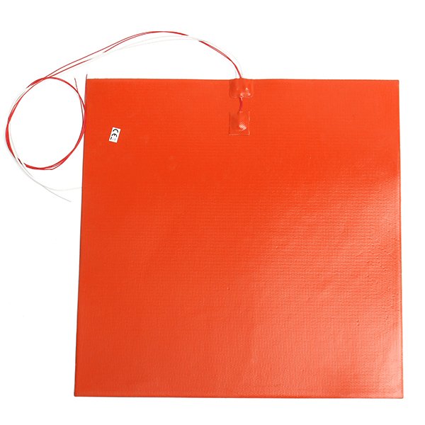 220V 40x40CM 750W Waterproof Thermostor Silicone Heated Bed Heating Pad For 3D Printer 2