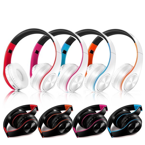 Foldable Colorfoul Bluetooth 4.0 Wireless Stereo Headphone with MIC 1