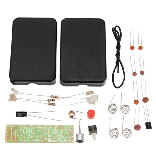 EQKIT® RF-01 DIY Wireless Microphone Parts 5mA 70MHz FM Transmitter Production Kit With Antenna 2