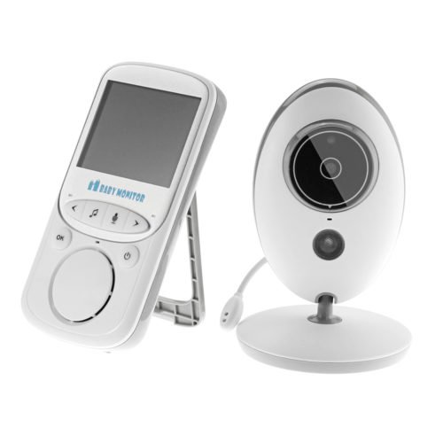 Wireless Baby Monitors 2.4GHz Color LCD Audio Talk Night Vision Video Temperature Music Player 4