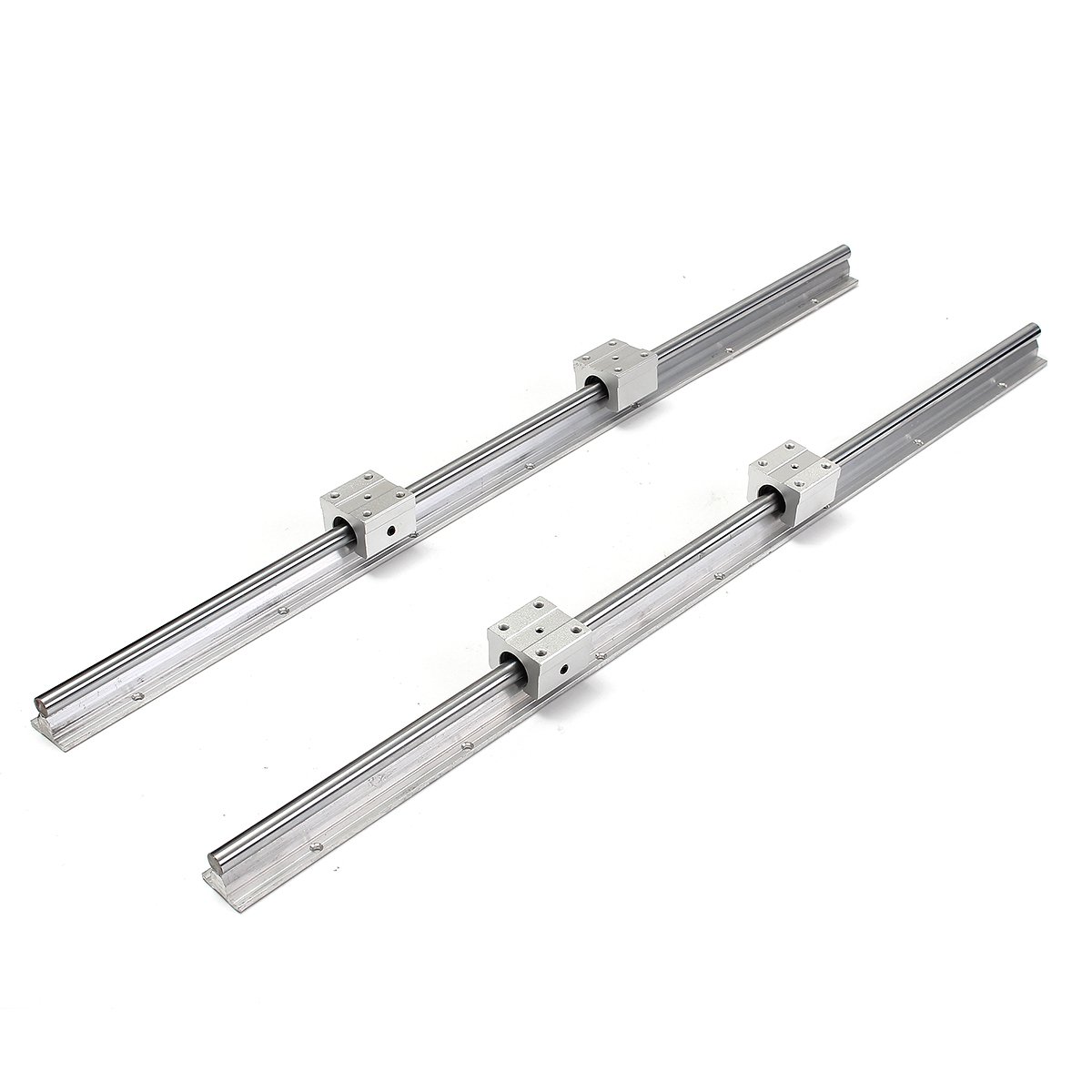 2Pcs SBR12-700mm Linear Bearing Slide Rails Linear Guide + 4Pcs SBR12UU Blocks For 3D Printer CNC 1 2Pcs SBR12-700mm Linear Bearing Slide Rails Linear Guide + 4Pcs SBR12UU Blocks For 3D Printer CNC