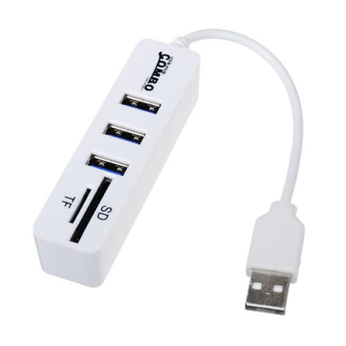 Combo HY-617 Mini USB 2.0 Hub with SD/TF Card Reader Function 4