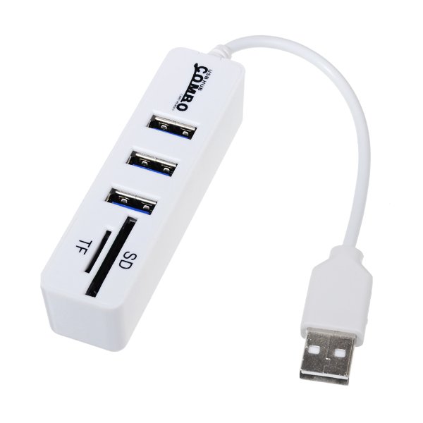 Combo HY-617 Mini USB 2.0 Hub with SD/TF Card Reader Function 4 Combo HY-617 Mini USB 2.0 Hub with SD/TF Card Reader Function - Image 4