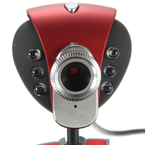 USB 50M 6 LED Night Vision Webcam Camera Webcams With Mic PC Laptop 4