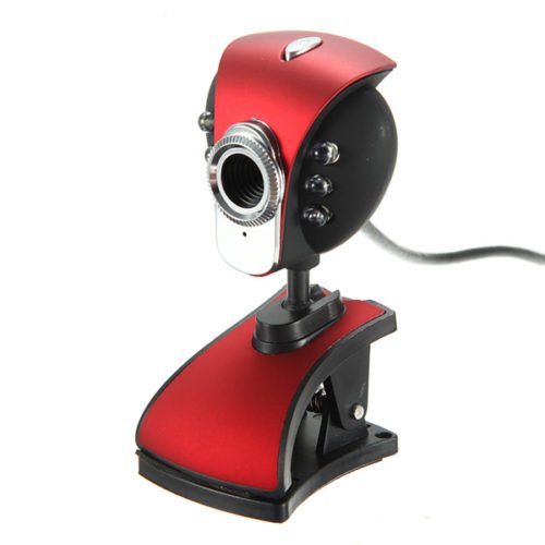 USB 50M 6 LED Night Vision Webcam Camera Webcams With Mic PC Laptop 5