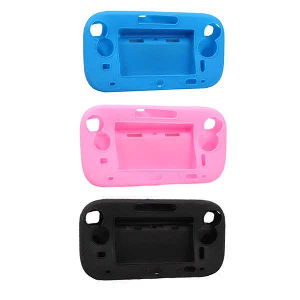 Silicone Soft Gel Protective Case Cover For Nintendo Wii U Gamepad 1