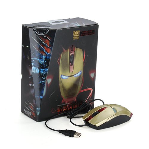 NEWMEN 1000DPI Wired Gaming USB Optical Mouse With Blue LED Light 10
