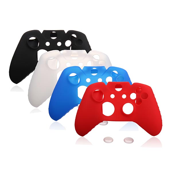 Silicone Case With Analog Stick Grip Bundle For XBOX ONE Controller 1 Silicone Case With Analog Stick Grip Bundle For XBOX ONE Controller