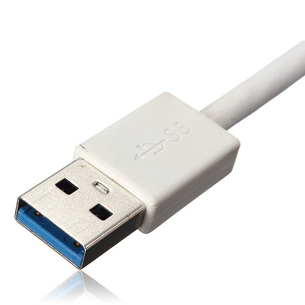 5Gbps Hi-Speed Aluminum USB 3.0 4-Port Splitter Hub Adapter with Cable 5 5Gbps Hi-Speed Aluminum USB 3.0 4-Port Splitter Hub Adapter with Cable - Image 5