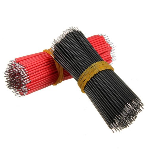 400pcs 6cm Breadboard Jumper Cable Dupont Wire Electronic Wires Black Red Color 2