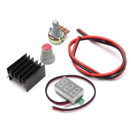 Geekcreit® US Plug 110V DIY LM317 Adjustable Voltage Power Supply Module Kit 4
