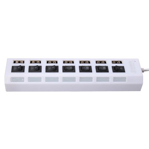 7 Ports USB 2.0 External HUB Adapte with Power On/Off Switch 7 7 Ports USB 2.0 External HUB Adapte with Power On/Off Switch - Image 7