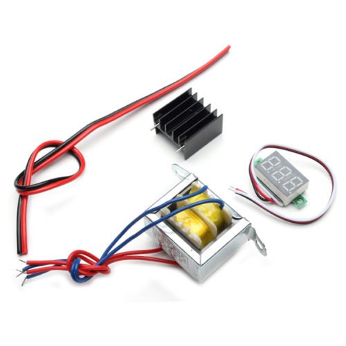 Geekcreit® EU Plug 220V DIY LM317 Adjustable Voltage Power Supply Module Kit With Case 4