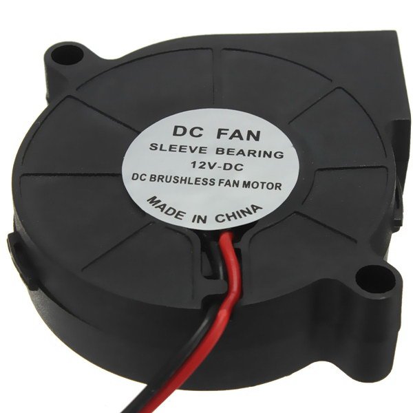 3D Printer 12V DC 50mm Blow Radial Cooling Fan 2