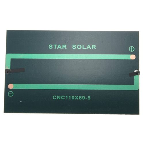 5V 250MA Monocrystalline 1.25W Mini Solar Panel Photovoltaic Panel 7